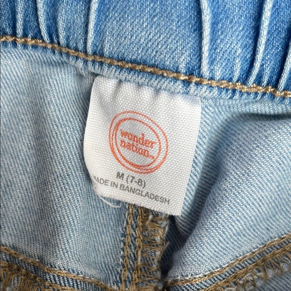 Wonder Nation Light Blue Kids Denim Shorts - Picture 6 of 8